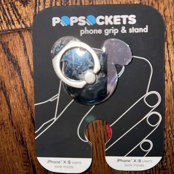 PopSocket Other - Popsocket Silver Disney Mickey Mouse Ears Pop Phone Grip